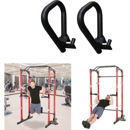 Steel D-ring Pull Up Handles Gym Home Dip Bars Attachments Biceps Triceps Pulling Workout Bar Fitness Equipment Accessories