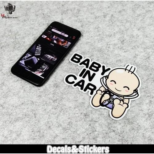 NO.LN089 Baby IN Car Warm Warning 3M Reflective Stickers MOTO GP Car Sticker Decals Racing Stickers Motorcycle
