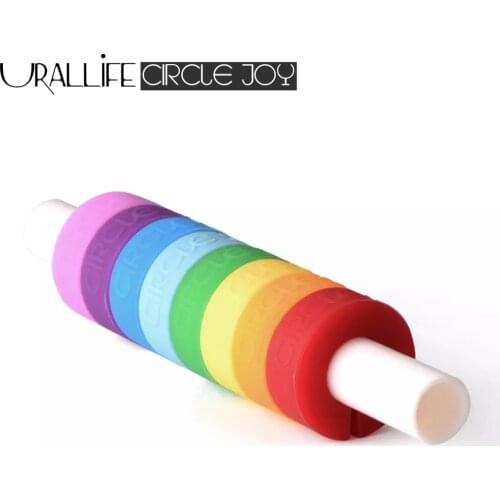 Urallife CircleJoy Wine Glass Identification Ring Glass Utensil Marker Food Grade Silicone Reusable Wine Cup Identification Ring