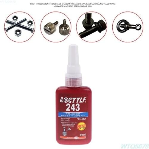 1Pcs 243 Glue Screw Adhesive Blue Glue Anaerobic Adhesive Sealing And Leakproof Thread Locker