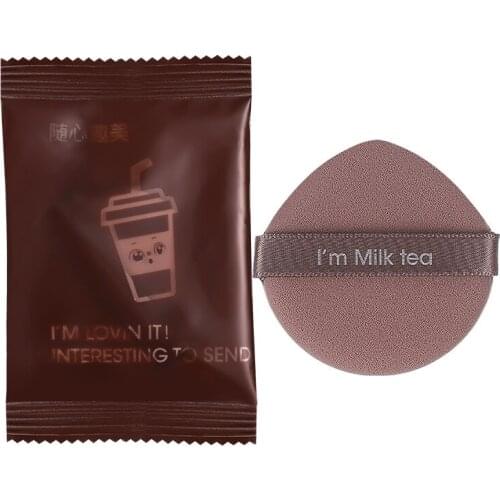 100pcs Smooth Cosmetic Puff Facial Powder Puff Soft Makeup Foundation Sponge Cosmetic Air Cushion Pad Beauty Tool for Girl Women