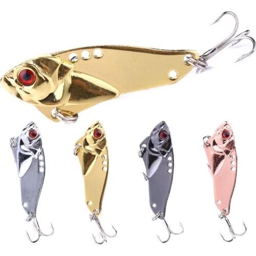 2pcs 5cm 10.8g fishing lure metal bait lures vib swimbait hard bait lake river fishing carp fish lure
