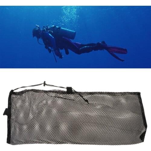 2021 New Swimming Dive Mesh Bags Fast Drying Dive Swimming Storage Mesh Bag Scuba Snorkel Gear Goggles Handbag Drop Ship