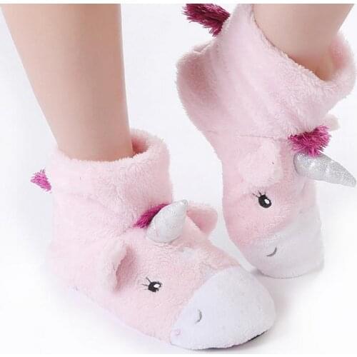 30paris/lot 3D unicorn floor sock