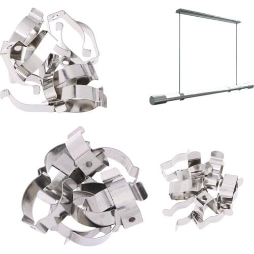 30 PCS/Set Assorted Tool Spring Terry Clips Heavy Duty Storage Shed Garage Lamp Light Tube Clamp Clips Holders Hand Tools