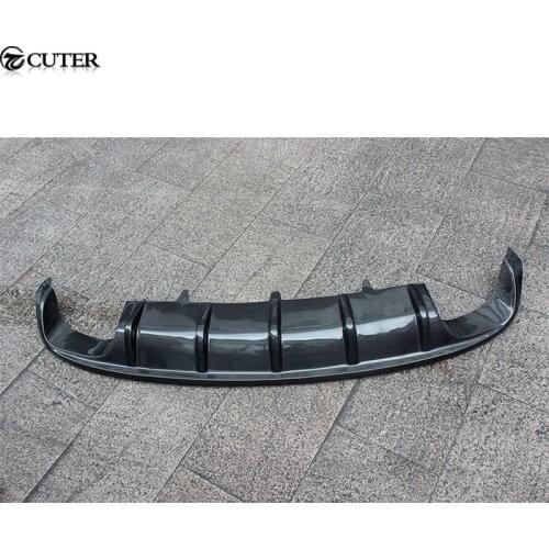 A6 C7 S6 Carbon Fiber rear bumper diffuser rear lip for Audi A6 S6 Car body kit 12-16