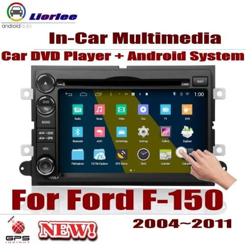 Car Radio DVD GPS Player Navigation For Ford F-150 2004-2011 Android HD Displayer System Audio Video Stereo In Dash Head Unit