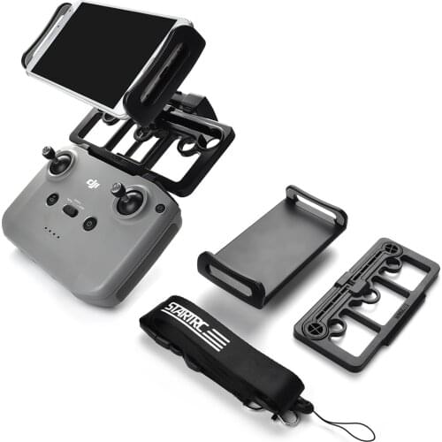 For DJI MAVIC AIR 2 Folding Remote Control Phone Tablet Bracket MAVIC Mini 2 Accessories Aluminum Alloy Clip Stretching Bracket