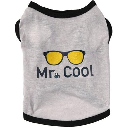 Cheap Summer T-shirt For Dog Roupas Para Cachoro Roupa Para Caes Chihuahua Pet Clothes Summer Vest Shirt Puppy Clothing Costume