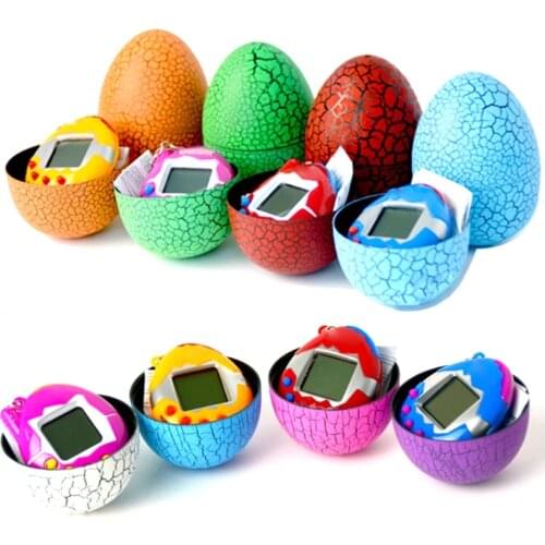 Dinosaur Flaw Eggshell Electronic Virtual Game Tumbler Egg Candy Package Box Toy