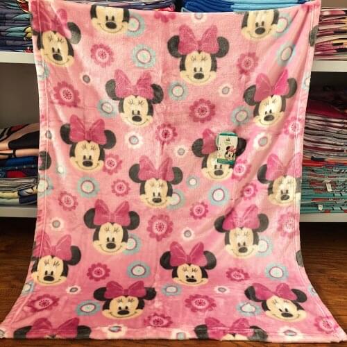 Disney Mickey Minnie Mouse Blanket Frozen Princess Children Super soft Throw Blankets Boys Girls Baby Gift on Sofa Bed