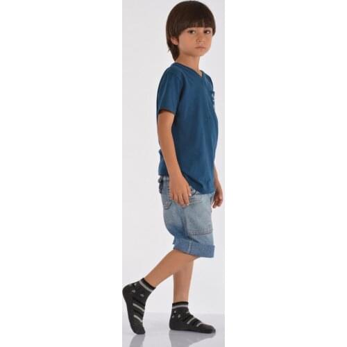 Idilfashion 07 Pattern Male Child Booties Socks Ç-ART103 (3'LÜ PACKAGE)