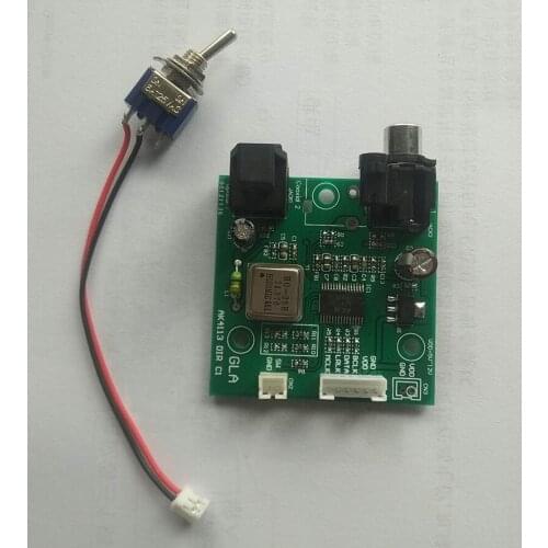 SPDIF Coaxial Optical Fiber AK4113 Receiving Board, I2S Output, Left-justified Output, Right-justified Output