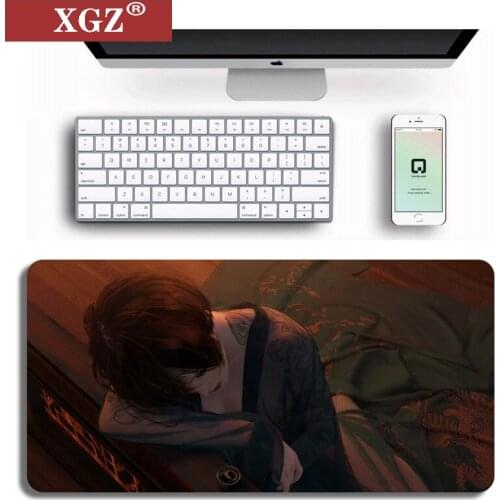 XGZ Anime Sexy Girl Game Big Mouse Pad Non-slip Lock Side Table Mat Computer Peripheral Accessories Wrist Pad Portable Promotion