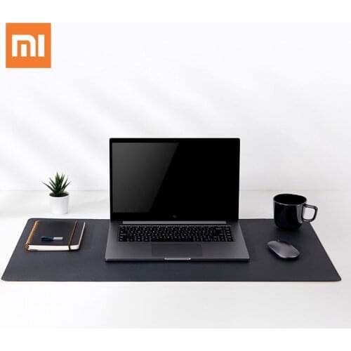 Xiaomi Extra Large PU Leather Mouse Pad Natural Oak Desk Mat Anti-fouling Waterproof Computer Mousepad Keyboard Table Cover