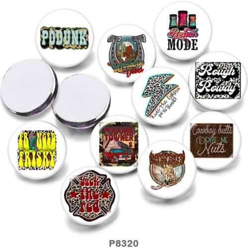 Pattern 12mm/18mm/20mm/25mm/30mm Round Glass Cabochon Flat Back Making Findings P8320