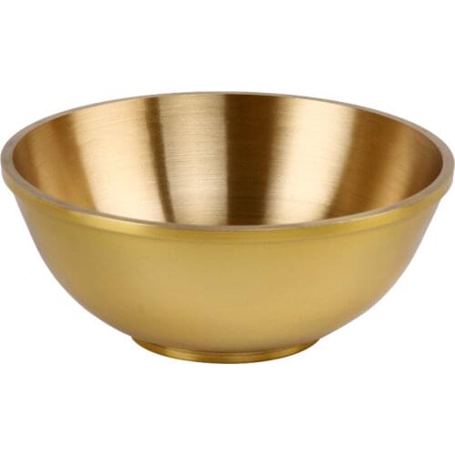 Buddha Copper Bowl Pure Copper Bowls for Worshiping of Wealth Health Buddhist Supplies Household Pray