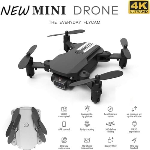 RC Drone UAV Quadcopter WiFi FPV with 4K HD Camera Aerial Photography Helicopter Foldable LED Light Quality Global Toy JIMITU