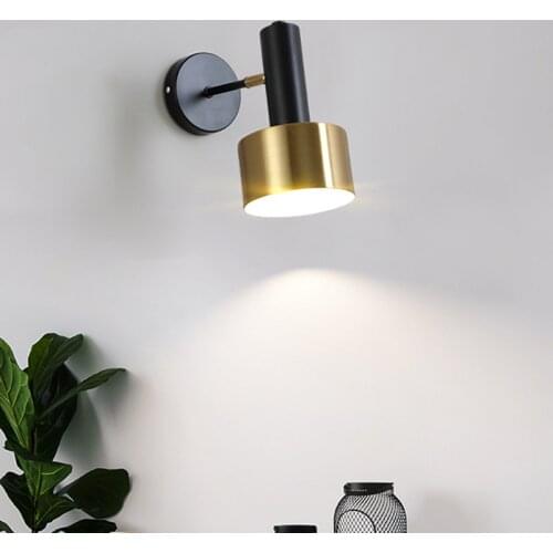 Nordic wall lamp bedroom bedside lamp living room wall lamp creative art simple light luxury corridor hotel decorative wall lamp