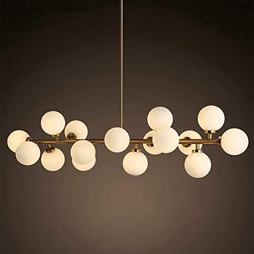 Modern Modo 16 Round Glass Pendant Lamp DNA Pendant Lighting Fixture for Livingroom Dinning Room Bedroom