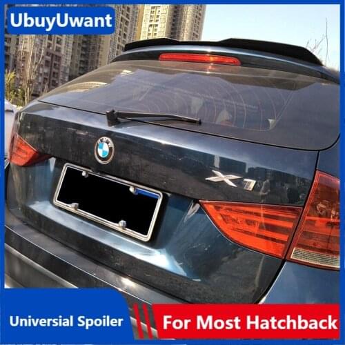 For BMW X1 E84 2010-2015 Rear Roof Lip Spoiler ABS Car Tail Wing Decoration For BMW F20 F15 E87 Universal Hatchback Spoiler