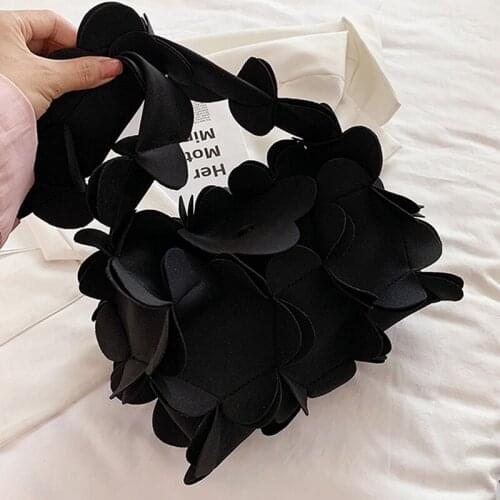 DORANMI Flower Handbag Womens Shoulder Bags 2021 Luxury Brand Totes Bag Female Top-handle Bag Solid Totes Bolsos Mujer SB544