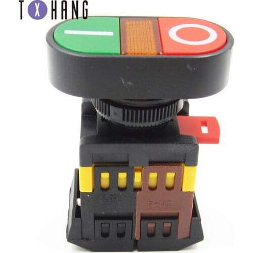 Light Indicator Momentary Switch Red Green Power ON OFF Start Stop Push Button High Quality diy electronics
