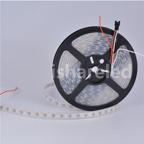 Fast shipping 100M 20x5M DC5V SK6812 WS2812B 60Leds/m BLACK WHITE SMD 5050 RGB Dream addressable Color Pixel LED Strip IP67