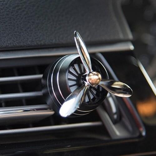 LED Light Car Aromatherapy Fan Car Air Freshener Fresh Air Odor Removal Car Perfume Auto Accessories for Car Air Conditioner