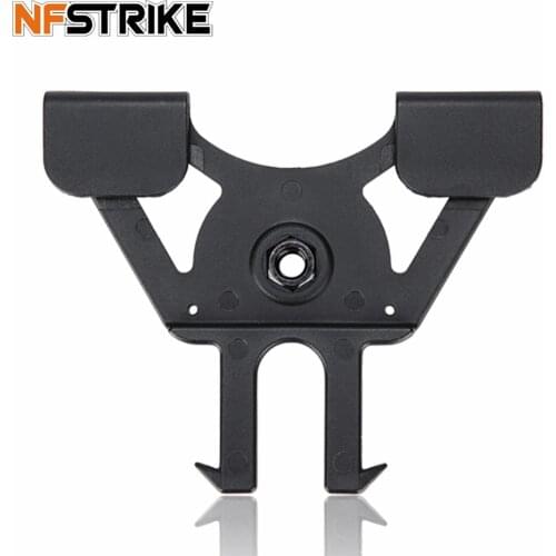 Amomax Tactical Hard Shell MOLLE Attachment Compatible with All Amomax Holsters Magazine Pouches - Black