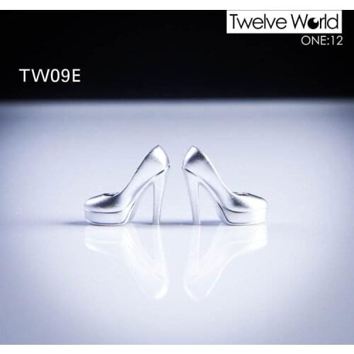 In Stock TWTOYS 1/12 Scale TW09/TW10 High Heels Hollow Shoes for 6" Phicen Female Action Figure Body