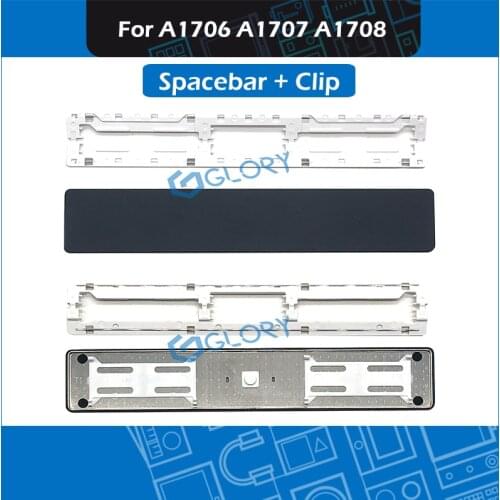 10set/Lot Space Bar Key Cap Keys Keycap w/ Clip for Macbook Pro Retina 13" 15" A1706 A1707 A1708 Keyboard Repair