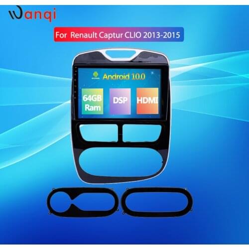 4+64GB Carplay DSP Car Multimedia Auto Radio For Renault Captur CLIO 2013-2015 Stereo Audioauto Split Screen RDS PX6/7