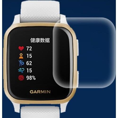 5pcs Soft TPU Clear Protective Film Smartwatch LCD Guard For Garmin Venu SQ Music Sport Smart Watch Full Screen Protector Cover
