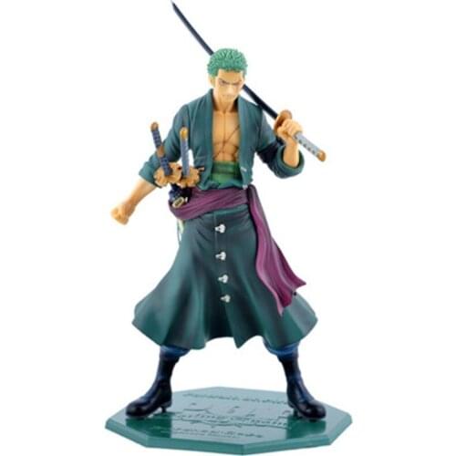 Anime OP POP Roronoa Zoro Sailing Again Big Assemble PVC Action Figure Collectible Model Toy Frigurine Doll 23cm