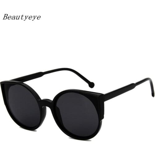 Beautyeye Brand Designer Cat Eye Sunglasses Women Luxury Plastic Sun Glasses Classic Retro Outdoor Oculos De Sol Gafas UV400