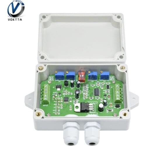 DC 12V 24V 4-20MA Load Cell Transducer Amplifier Weighing Transmitter Weighing Amplifier Weight Sensor Voltage Current Converter