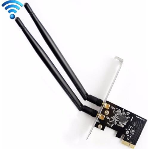 EDUP EP-9607 1200Mbps Dual-Band PCI-E Express Wireless Adapter Network Card with 2 x 6dBi Antennas 2.4GHz / 5.0GHz dual band