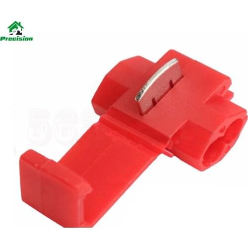 Electrical Spade Terminals Splice Crimp Terminal 16-14 Gauge 0.75-2.5mm Blue Scotch Quick Lock Splice Lug Wire Connector