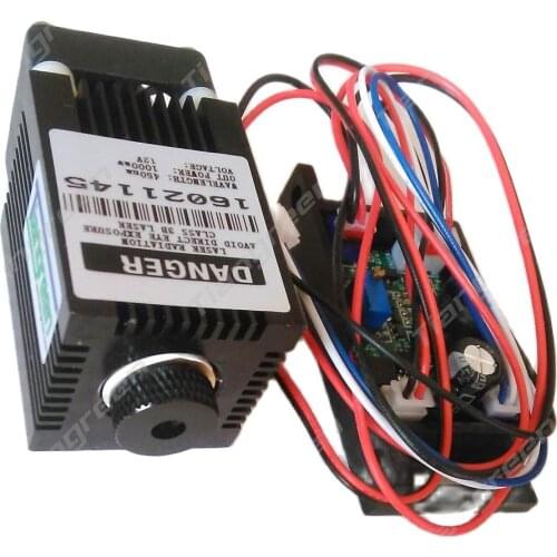 Focus Mini 1W 445nm Blue Laser Module 1000mW Engraving Laser Diode Lens