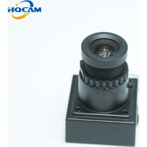 HQCAM 600TVL 1/3"Sony Super CCD Mini Bullet Square Color Camera 22x22mm Mini Video Surveillance mini Camera Industrial Camera