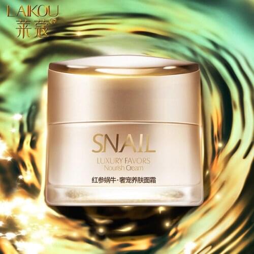LAIKOU Snail Face Cream Pure Collagen Cream Anti-Aging Moisturizing Whitening Anti Acne Wrinkle Snail Hyaluronic acid Skin Care