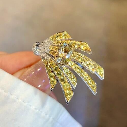 LR423 Solid 18K Gold Nature Yellow Sapphire 1.37ct Rings for Women Fine Jewelry Presents the Six-word Admonition