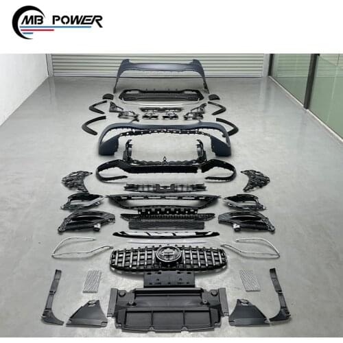 NEWEST Gls Class Gls63 Exterior Body Parts For Gls Class X167 Gls63 Bodykits With Front Bumper Rear Bumper Grille Side Skirts