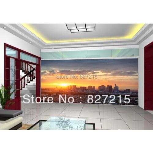 Brand new ceiling material BC-2539 beautiful landscape and city view printing stretch ceiling film