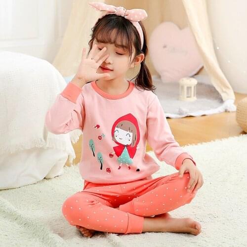 New Style Children Pure Cotton Underwear HEATTECH Set Cotton Jersey Cotton Trousers Home Furnishing Warm Cute Cartoon