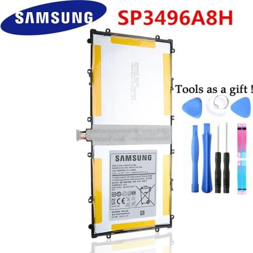 SAMSUNG Original Replacement Battery SP3496A8H For Samsung Google Nexus 10 GT-P8110 HA32ARB Authentic Tablet Battery 9000mAh