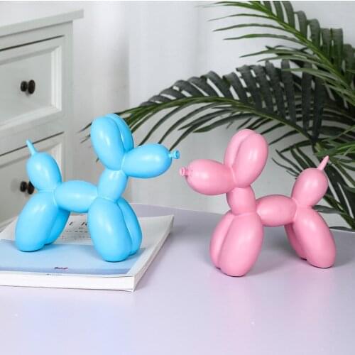 Modern home decoration cartoon cute balloon dog ornaments living room model room decoration decoration gifts
