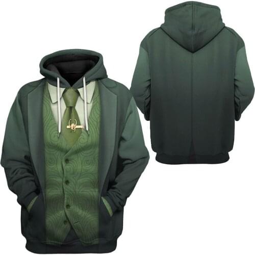 Loki Cosplay Hoodie 3D Printed Sweatshirt Adult Casual Streetwear Pullover