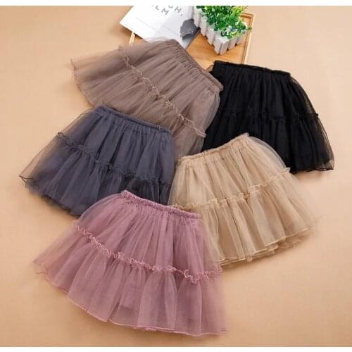 Girls' Skirts 2021 Summer New Childrens Princess Skirts Toddler Girl Tutu Skirts Girls All-match Korean-style Short Skirts 3-9Y